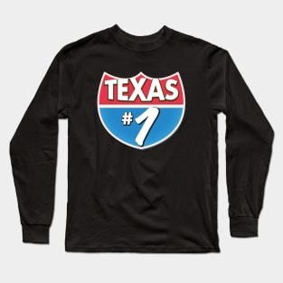 Texas Number 1 Long Sleeve T-Shirt